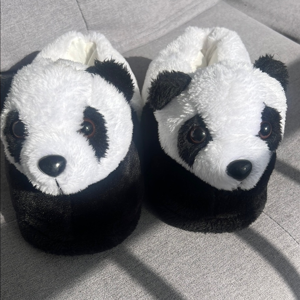 Panda Plush Slippers